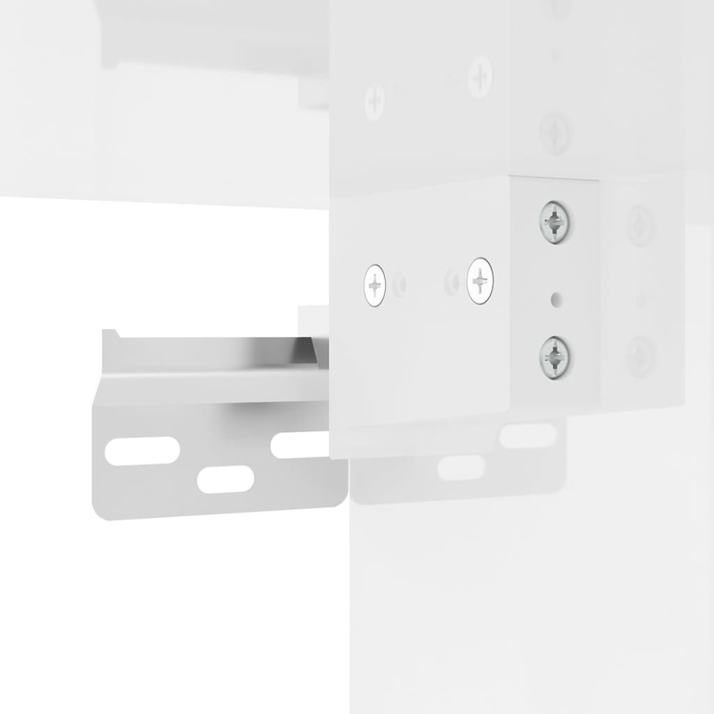 TV-Wandschrank Hochglanz-Weiß 40x34,5x80 cm - Pazzar.ch