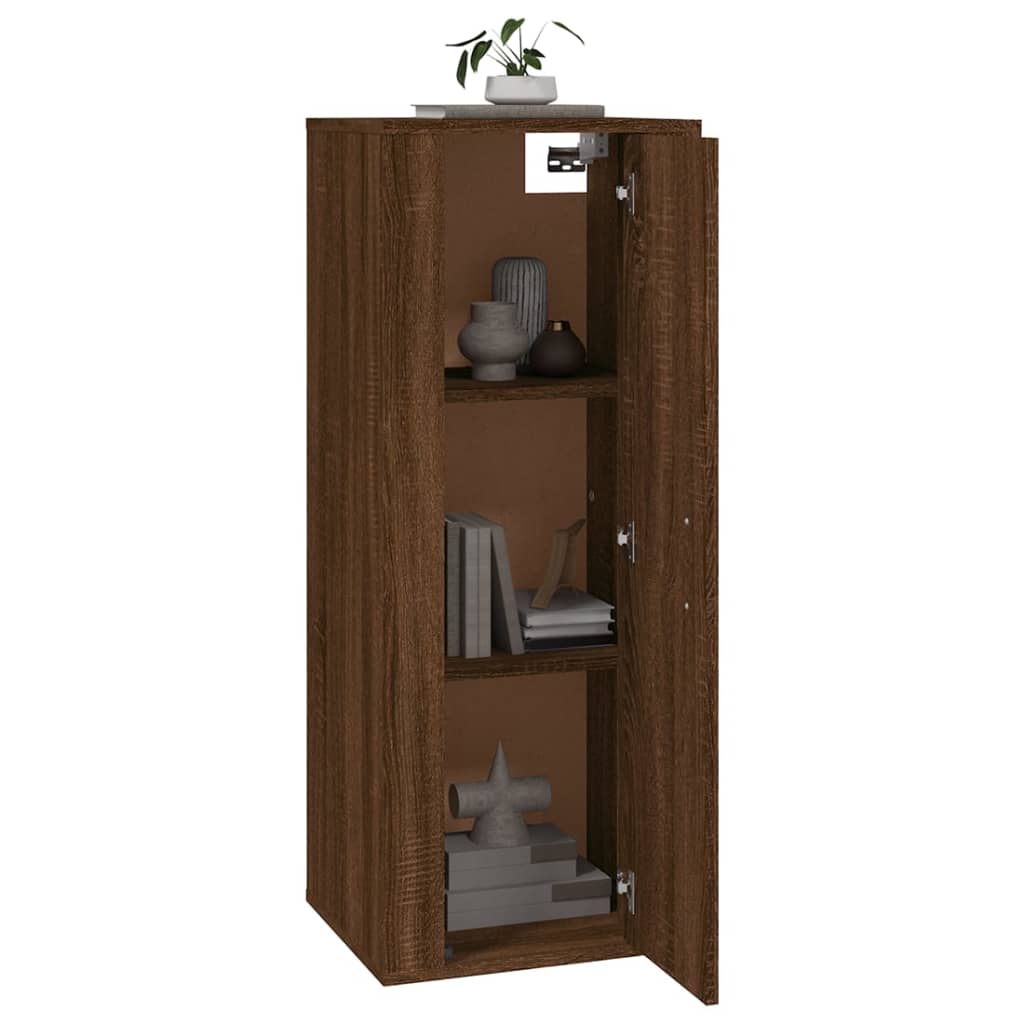 TV-Wandschrank Braun Eichen-Optik 40x34,5x100 cm - Pazzar.ch