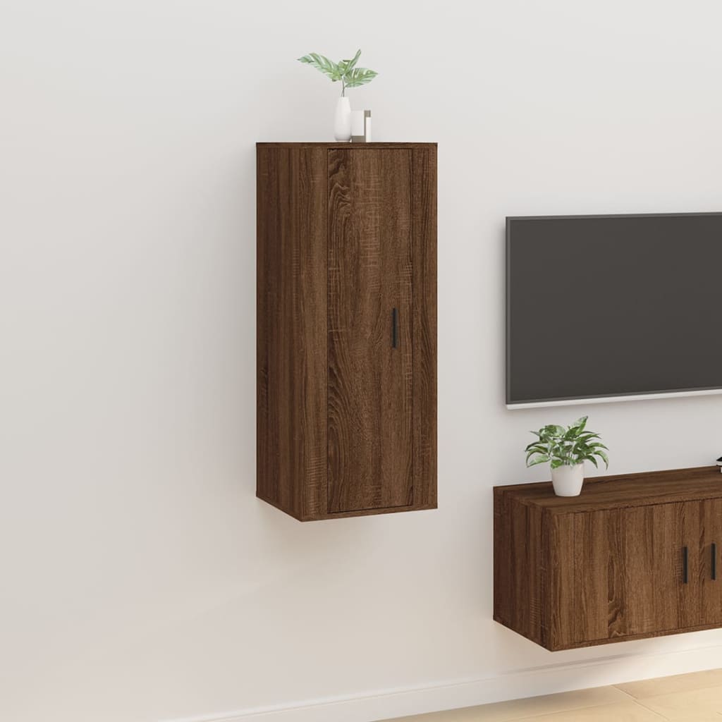 TV-Wandschrank Braun Eichen-Optik 40x34,5x100 cm - Pazzar.ch