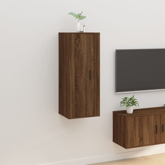 TV-Wandschrank Braun Eichen-Optik 40x34,5x100 cm - Pazzar.ch