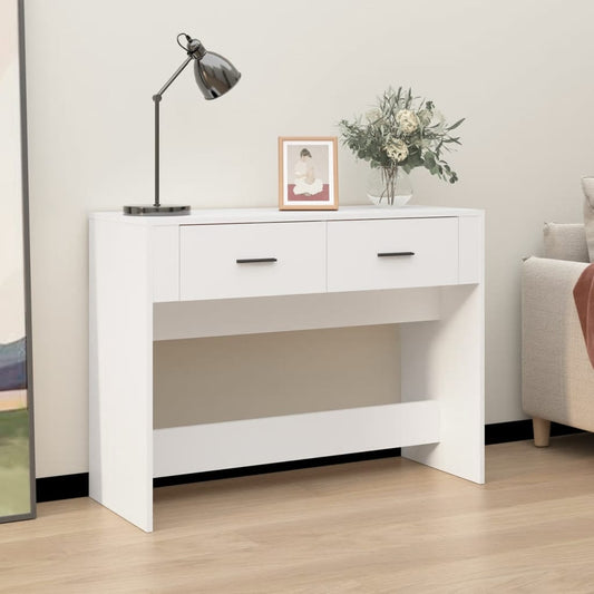 Konsolentisch Weiß 100x39x75 cm Holzwerkstoff - Pazzar.ch