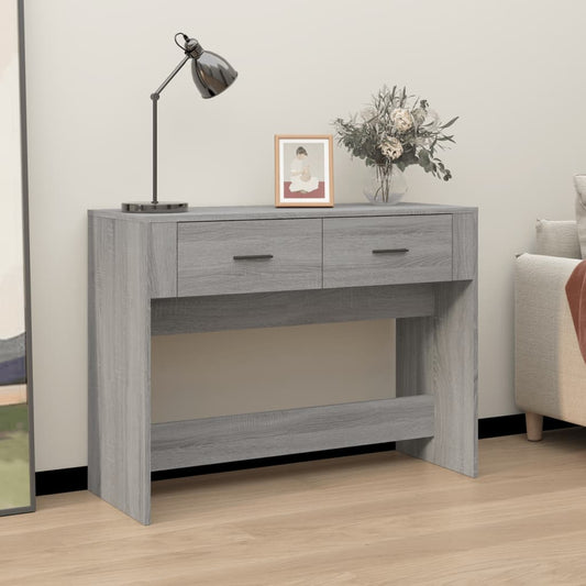 Konsolentisch Grau Sonoma 100x39x75 cm Holzwerkstoff - Pazzar.ch