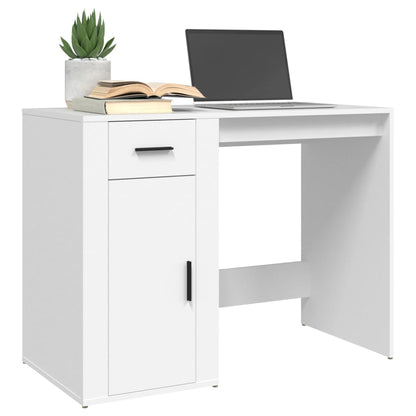 Schreibtisch Weiß 100x49x75 cm Holzwerkstoff - Pazzar.ch