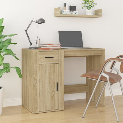 Schreibtisch Sonoma-Eiche 100x49x75 cm Holzwerkstoff - Pazzar.ch