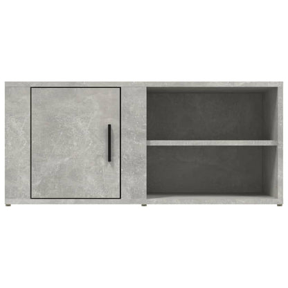 TV-Schränke 2 Stk. Betongrau 80x31,5x36 cm Holzwerkstoff - Pazzar.ch