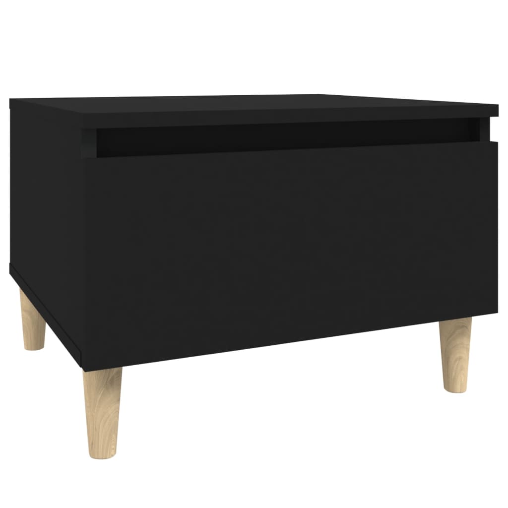 Beistelltisch Schwarz 50x46x35 cm Holzwerkstoff - Pazzar.ch