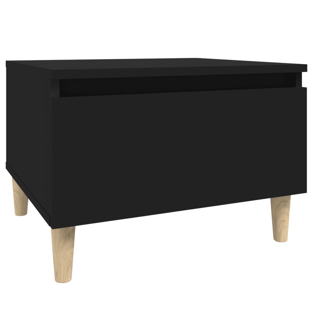 Beistelltische 2 Stk. Schwarz 50x46x35 cm Holzwerkstoff - Pazzar.ch