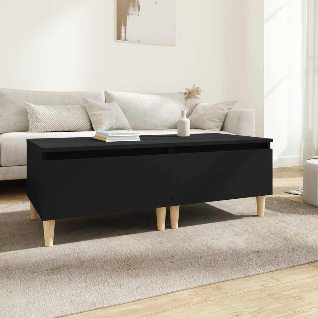 Beistelltische 2 Stk. Schwarz 50x46x35 cm Holzwerkstoff - Pazzar.ch