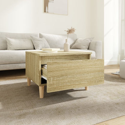 Beistelltisch Sonoma-Eiche 50x46x35 cm Holzwerkstoff - Pazzar.ch