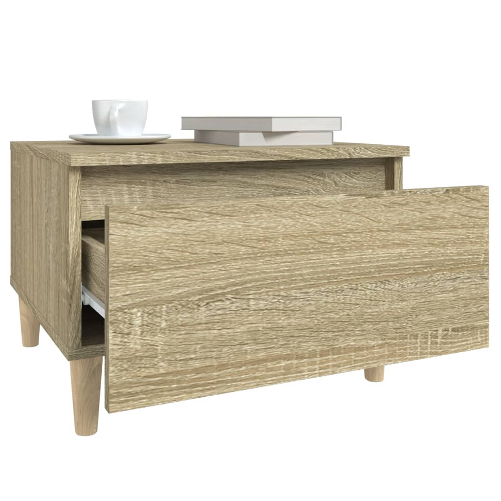 Beistelltisch Sonoma-Eiche 50x46x35 cm Holzwerkstoff - Pazzar.ch