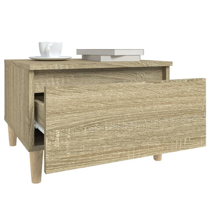 Beistelltisch Sonoma-Eiche 50x46x35 cm Holzwerkstoff - Pazzar.ch