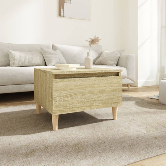 Beistelltisch Sonoma-Eiche 50x46x35 cm Holzwerkstoff - Pazzar.ch