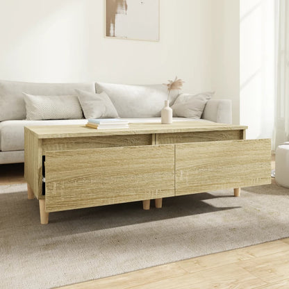 Beistelltische 2 Stk. Sonoma-Eiche 50x46x35 cm Holzwerkstoff - Pazzar.ch