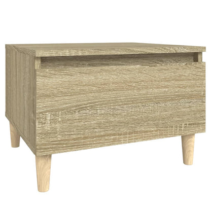 Beistelltische 2 Stk. Sonoma-Eiche 50x46x35 cm Holzwerkstoff - Pazzar.ch