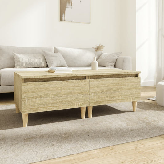 Beistelltische 2 Stk. Sonoma-Eiche 50x46x35 cm Holzwerkstoff - Pazzar.ch