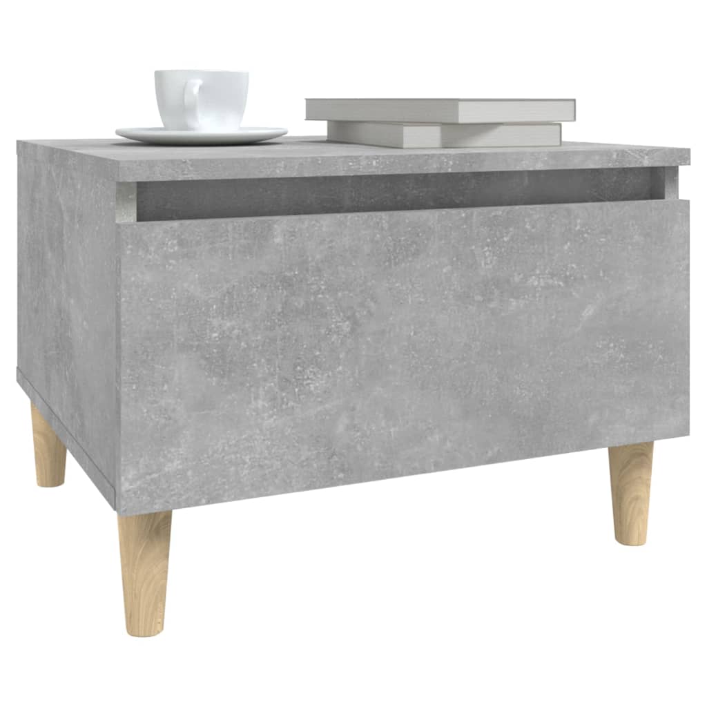 Beistelltisch Betongrau 50x46x35 cm Holzwerkstoff - Pazzar.ch