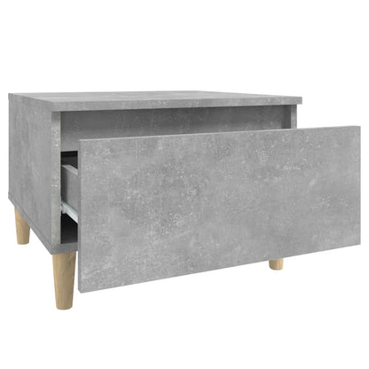 Beistelltisch Betongrau 50x46x35 cm Holzwerkstoff - Pazzar.ch