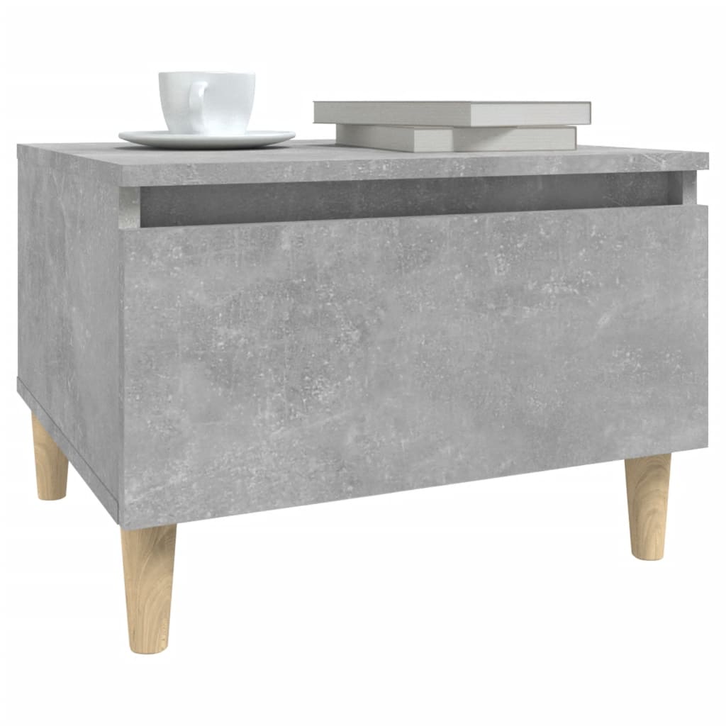 Beistelltische 2 Stk. Betongrau 50x46x35 cm Holzwerkstoff - Pazzar.ch
