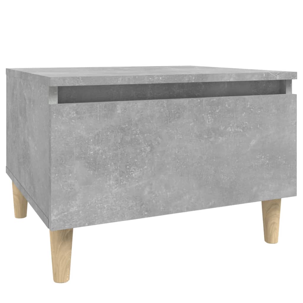 Beistelltische 2 Stk. Betongrau 50x46x35 cm Holzwerkstoff - Pazzar.ch
