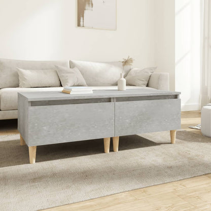 Beistelltische 2 Stk. Betongrau 50x46x35 cm Holzwerkstoff - Pazzar.ch