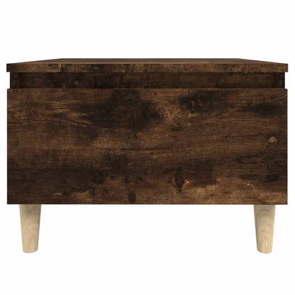 Beistelltisch Räuchereiche 50x46x35 cm Holzwerkstoff - Pazzar.ch