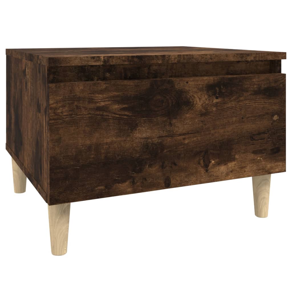 Beistelltische 2 Stk. Räuchereiche 50x46x35 cm Holzwerkstoff - Pazzar.ch