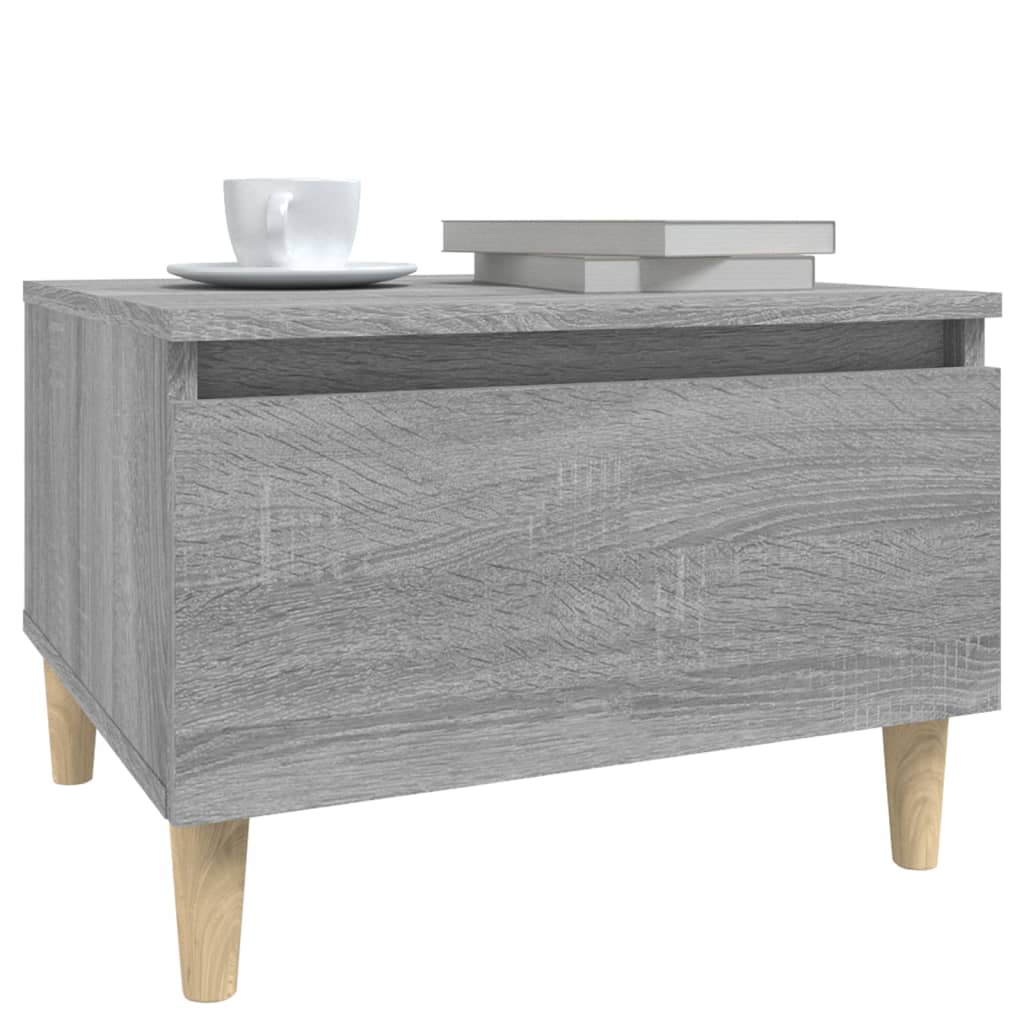 Beistelltisch Grau Sonoma 50x46x35 cm Holzwerkstoff - Pazzar.ch