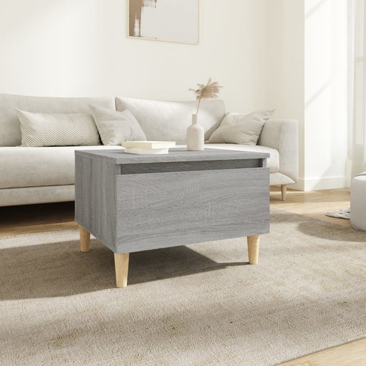 Beistelltisch Grau Sonoma 50x46x35 cm Holzwerkstoff - Pazzar.ch