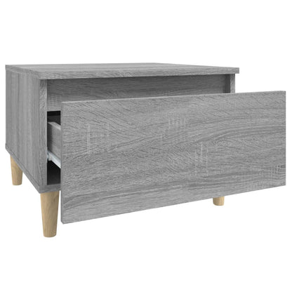 Beistelltische 2 Stk. Grau Sonoma 50x46x35 cm Holzwerkstoff - Pazzar.ch