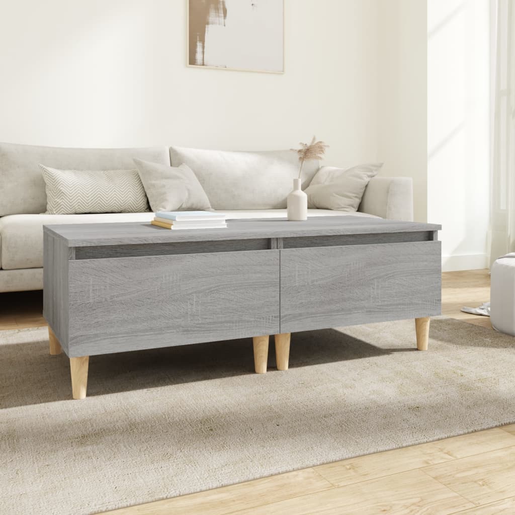 Beistelltische 2 Stk. Grau Sonoma 50x46x35 cm Holzwerkstoff - Pazzar.ch