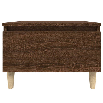 Beistelltisch Braun Eichen-Optik 50x46x35 cm Holzwerkstoff - Pazzar.ch