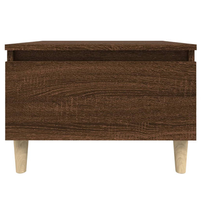 Beistelltische 2 Stk. Braun Eiche 50x46x35 cm Holzwerkstoff - Pazzar.ch