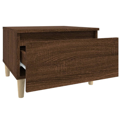 Beistelltische 2 Stk. Braun Eiche 50x46x35 cm Holzwerkstoff - Pazzar.ch