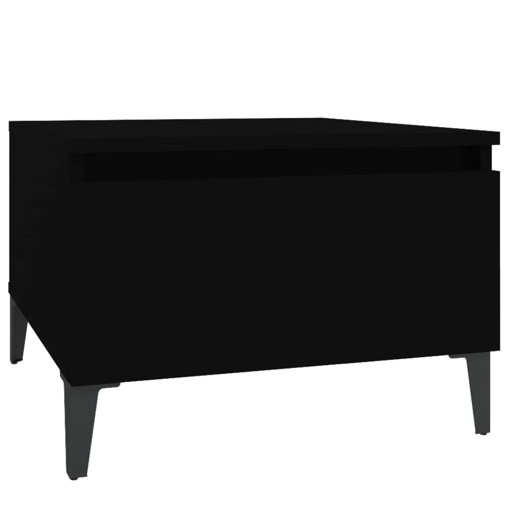 Beistelltisch Schwarz 50x46x35 cm Holzwerkstoff - Pazzar.ch