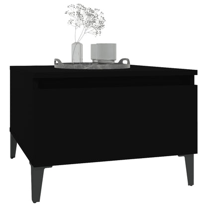 Beistelltisch Schwarz 50x46x35 cm Holzwerkstoff - Pazzar.ch