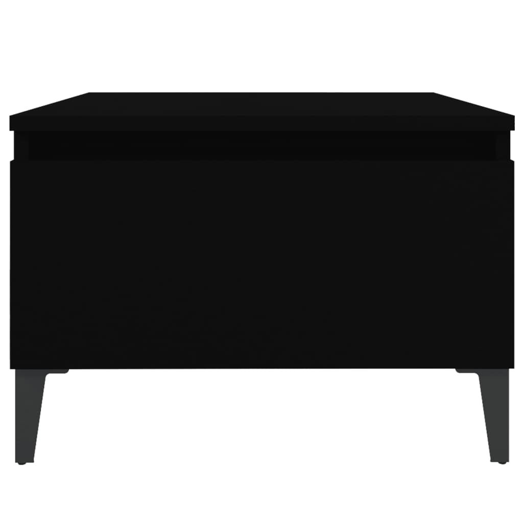 Beistelltisch Schwarz 50x46x35 cm Holzwerkstoff - Pazzar.ch