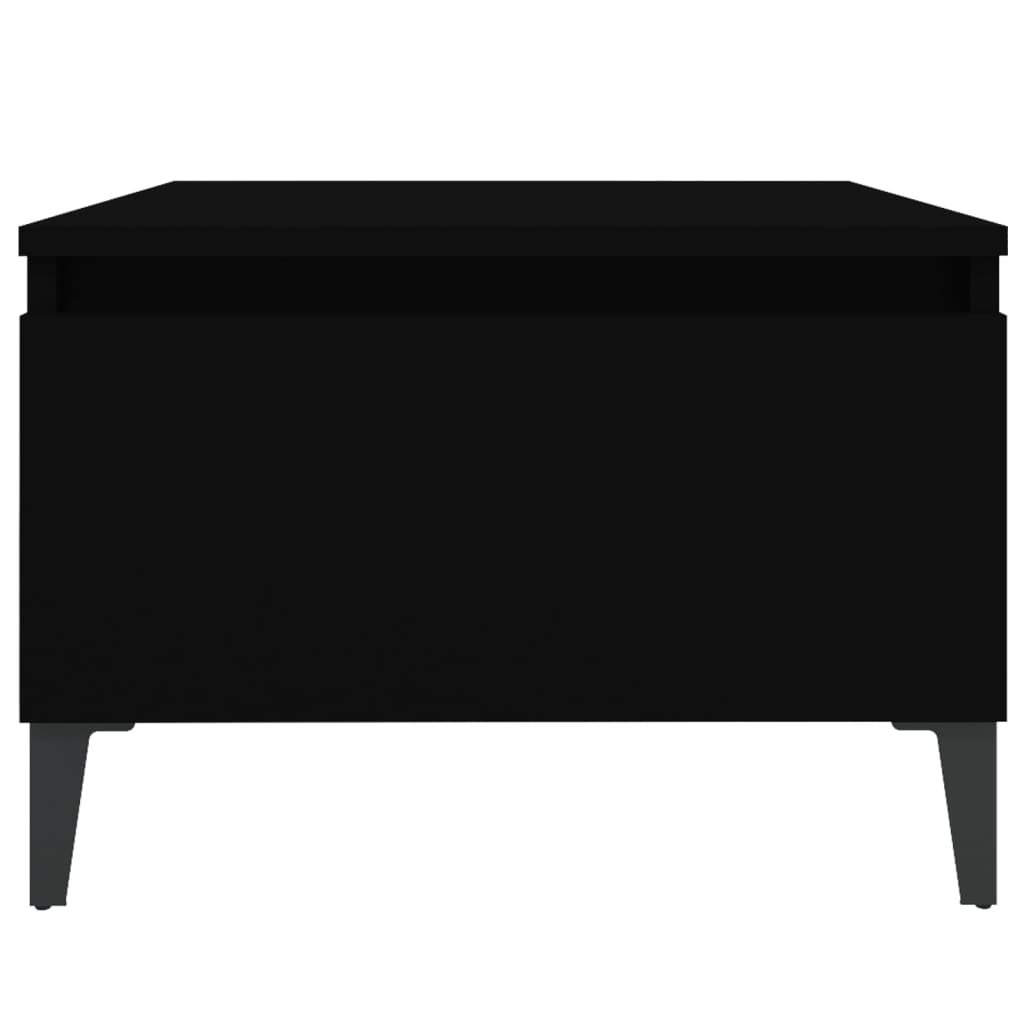 Beistelltische 2 Stk. Schwarz 50x46x35 cm Holzwerkstoff - Pazzar.ch