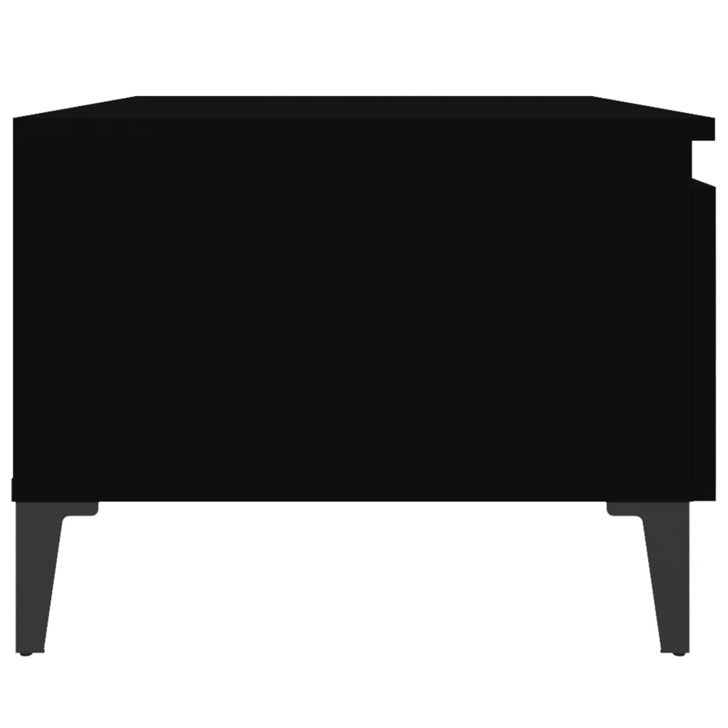 Beistelltische 2 Stk. Schwarz 50x46x35 cm Holzwerkstoff - Pazzar.ch