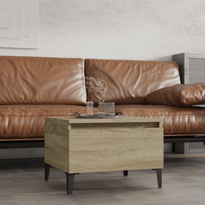 Beistelltisch Sonoma-Eiche 50x46x35 cm Holzwerkstoff - Pazzar.ch
