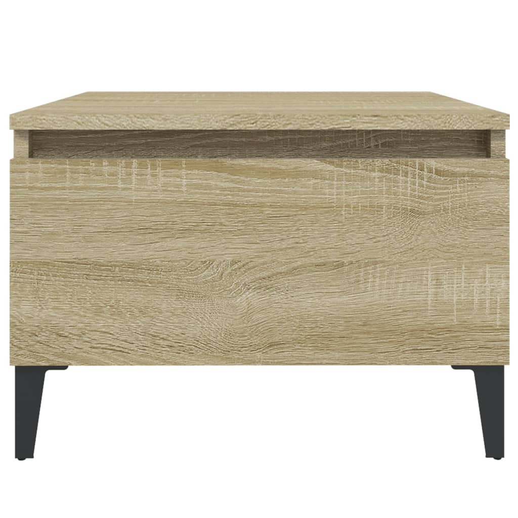 Beistelltische 2 Stk. Sonoma-Eiche 50x46x35 cm Holzwerkstoff - Pazzar.ch