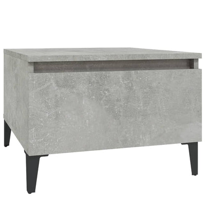 Beistelltisch Betongrau 50x46x35 cm Holzwerkstoff - Pazzar.ch