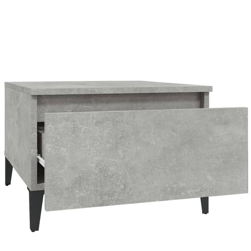 Beistelltisch Betongrau 50x46x35 cm Holzwerkstoff - Pazzar.ch