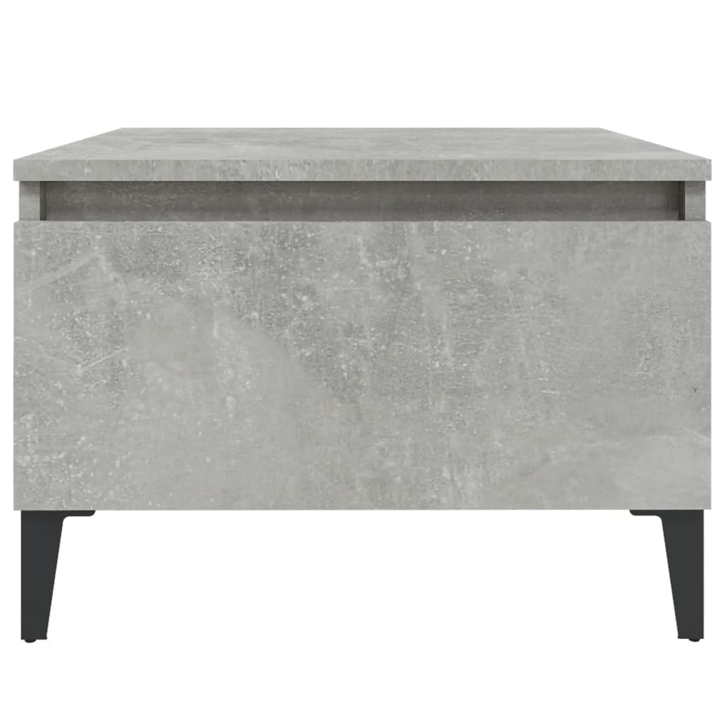 Beistelltische 2 Stk. Betongrau 50x46x35 cm Holzwerkstoff - Pazzar.ch