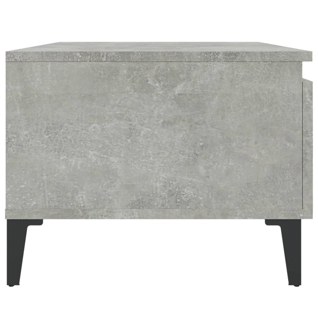 Beistelltische 2 Stk. Betongrau 50x46x35 cm Holzwerkstoff - Pazzar.ch