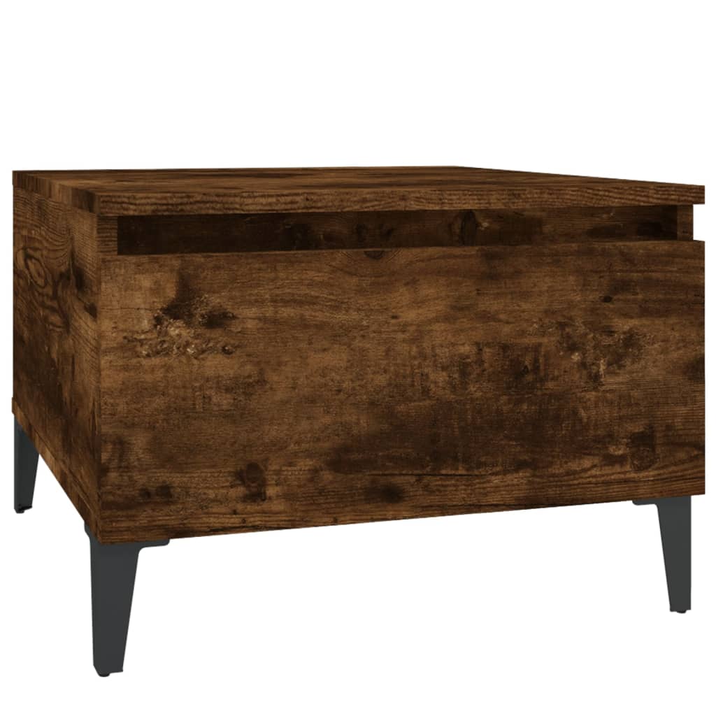 Beistelltisch Räuchereiche 50x46x35 cm Holzwerkstoff - Pazzar.ch