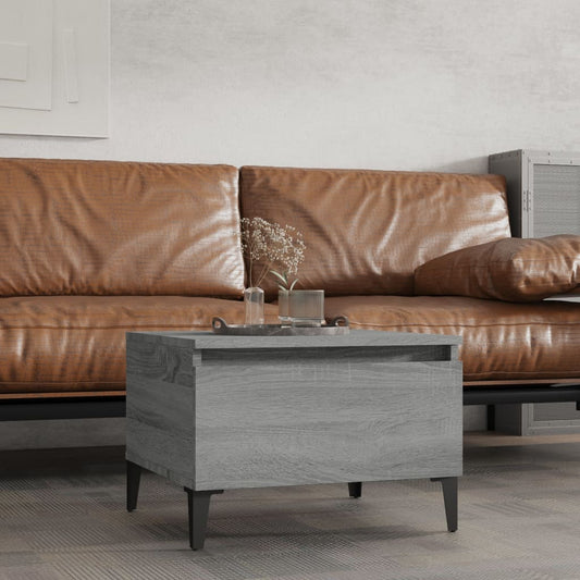 Beistelltisch Grau Sonoma 50x46x35 cm Holzwerkstoff - Pazzar.ch