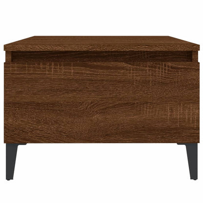 Beistelltische 2 Stk. Braun Eiche 50x46x35 cm Holzwerkstoff - Pazzar.ch