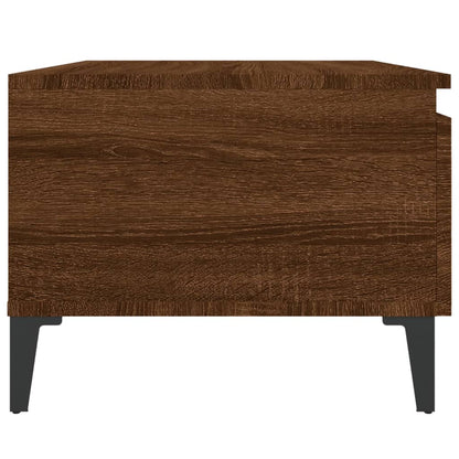 Beistelltische 2 Stk. Braun Eiche 50x46x35 cm Holzwerkstoff - Pazzar.ch