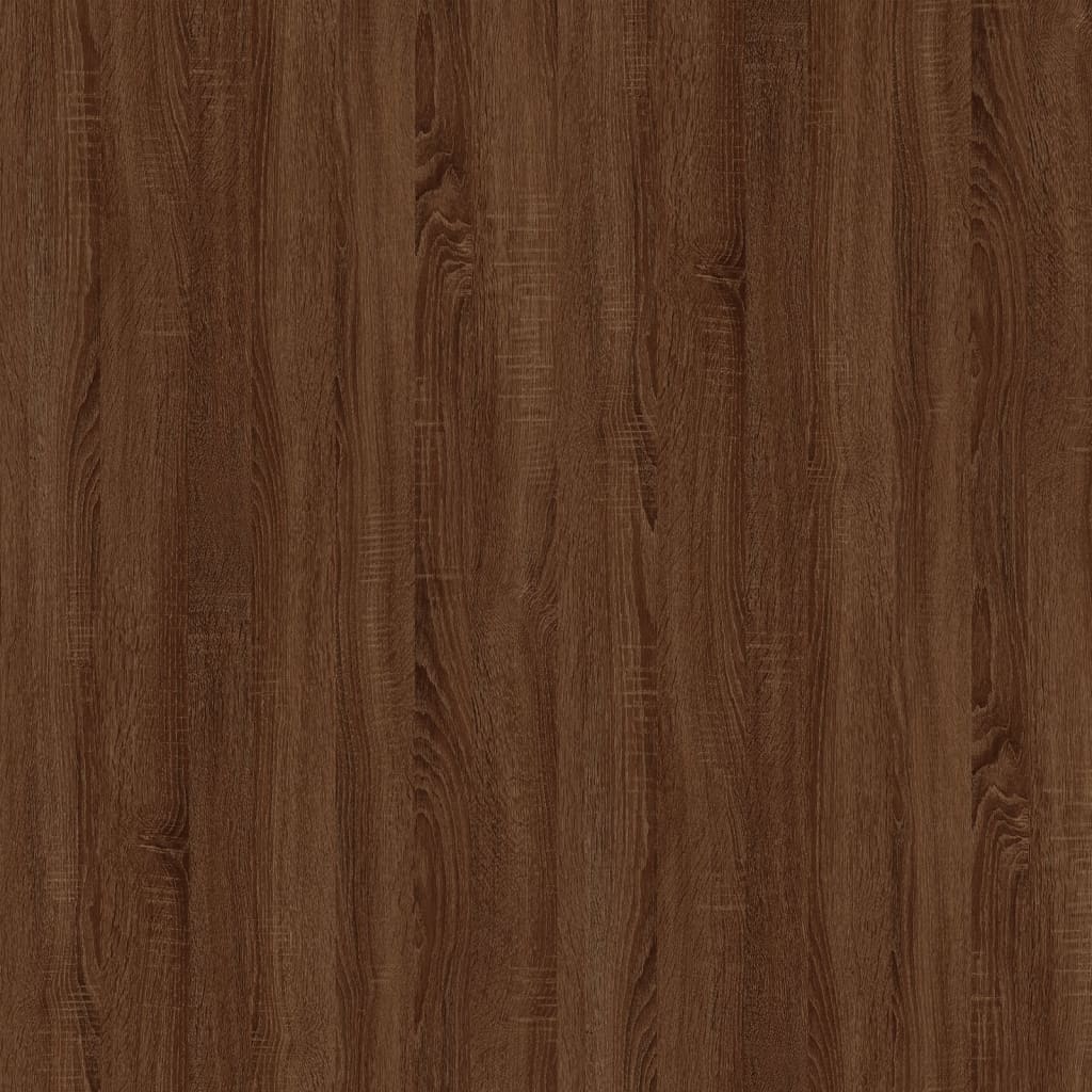 Beistelltische 2 Stk. Braun Eiche 50x46x35 cm Holzwerkstoff - Pazzar.ch
