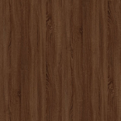 Beistelltische 2 Stk. Braun Eiche 50x46x35 cm Holzwerkstoff - Pazzar.ch